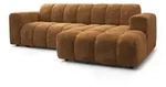 ECKSOFA TISI Hellbraun Chenille