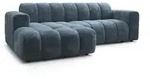 ECKSOFA TISI Blau Chenille