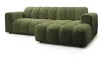 ECKSOFA TISI Olivgr&uuml;n Strukturstoff