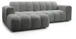 ECKSOFA TISI Grau Strukturstoff