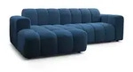 ECKSOFA TISI Blau Strukturstoff