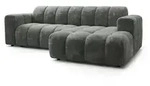 ECKSOFA TISI Grau Chenille
