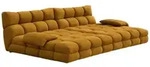 BIG SOFA AMIA Braun Velvet