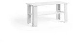 COUCHTISCH ALBANO 100 cm Wei&szlig;