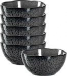 Leonardo Living SCHALEN Matera anthrazit &oslash; 12.0 cm 6er Set Grau