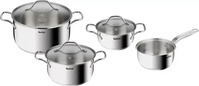 Kochtopfset Tefal-Intuition Edelstahlfarben, 7-tlg.