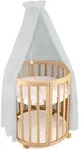 HIMMEL Baldachin mit Himmelstange f&uuml;r Babybett