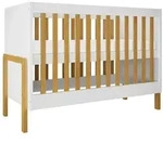 GITTERBETT 60/120 Victor Wei&szlig; und Holz