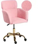 SCHREIBTISCHSTUHL Boucl&eacute; Rosa Alena
