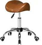 ARBEITSHOCKER Drehstuhl Drehhocker Rollhocker Sattelhocker Hocker Braun