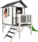 Spielhaus Lodge XL in Wei&szlig;/Grau