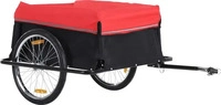 HOMCOM LASTENANH&Auml;NGER, Stahlrohr, Rot/Schwarz, 140L x 88B x 60H cm