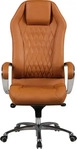 Chefsessel Monterey Hellbraun/Lederlook