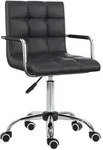 B&Uuml;ROSTUHL Drehstuhl Rollhocker Drehhocker Arbeitshocker Stuhl Sessel Schwarz