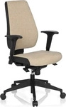 Drehstuhl Pro-Tec 500 Schwarz/Dunkelgrau/Beige