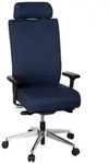 Drehstuhl Pro-Tec XXL Schwarz/Dunkelblau