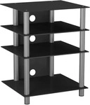 MID.YOU Phonotisch Bilus ca. 54x70 cm Schwarz/Silber