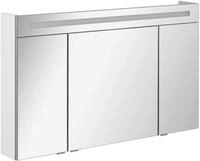 Spiegelschrank B. Clever mit LED 3-t&uuml;rig ca. 120x71 cm Wei&szlig;