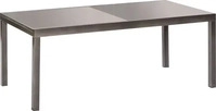 Gardenson Gartentisch ''Semi'', Graphitfarben/Grau