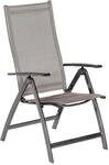Gartenklappsessel-Set Vicenza ca. 58x111x71 cm Grau 2er-Set