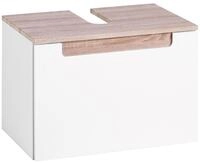 Waschbeckenunterschrank Siena ca. 60x40 cm Weiss/Eiche