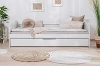 Ausziehbett Melinda ca. 204x96x63 cm Kiefer Wei&szlig;