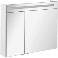 Spiegelschrank B. Clever mit LED 2-t&uuml;rig ca. 90x71 cm Wei&szlig;