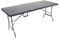 Gartenklapptisch Ventana ca. 180x75 cm Schwarz