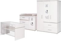 BABYZIMMER-SET Moritz mit breiter Wickelkommode 3-teilig