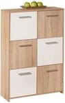 Highboard Egadi Wei&szlig;/Eiche