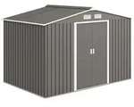 GER&Auml;TEHAUS Gartenhaus Ger&auml;teschuppen Gartenschrank Grau 277 x 195 x 192 cm