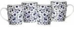 KAFFEEBECHER Royal Sakura wei&szlig;-blau 350 ml 4er Set