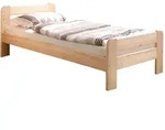 Bett "Bert", aus Kiefer, kieferfarbe