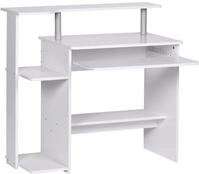 Computertisch ca. 94x49x91 cm Wei&szlig;