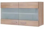 K&uuml;chenoberschrank Samoa Wei&szlig;/Eichefarben