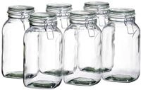 Einmachglas-Set Gothika aus Glas, 6-teilig