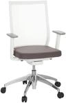 Drehstuhl Aspen White Grau/Wei&szlig;
