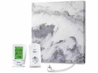 marmony Infrarot-Heizpaneel Marmor Carrara mit Thermostat Grau, Dieser Artikel ist
