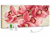 marmony Infrarot-Heizpaneel Pink Orchidee m. Thermostat, Dieser Artikel ist NUR