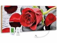 marmony Infrarot-Heizpaneel Red Rose mit Themostat, Dieser Artikel ist NUR ONLINE