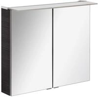 Spiegelschrank B.Perfekt mit LED 2-t&uuml;rig Dunkelbraun