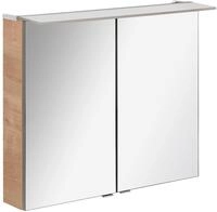 Spiegelschrank B.Perfekt mit LED 2-t&uuml;rig Eichefarben