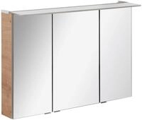 Spiegelschrank B.Perfekt mit LED 3-t&uuml;rig Eichefarben