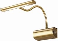 LED- Wandleuchte Curtis Messingfarben max. 4 Watt Wandlampe