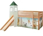 Spielbett Kasper ca. 90x200 cm Echtholz Safaridesign