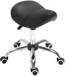 ARBEITSHOCKER Drehstuhl Drehhocker Rollhocker Sattelhocker Hocker Schwarz