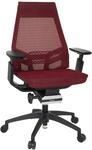 Drehstuhl Gendia Smart Black Schwarz/Weinrot