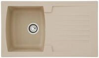 Respekta Sp&uuml;le Boston beige Kunststein B: ca. 86 cm