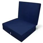 KLAPPMATRATZE Campix 195/80/10 cm Dunkelblau