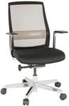Drehstuhl Fountaine Pro Schwarz/Silberfarben